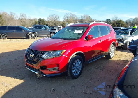 2017 Nissan Rogue Sv из США, поврежденный, VIN 5N1AT2MV3HC813335